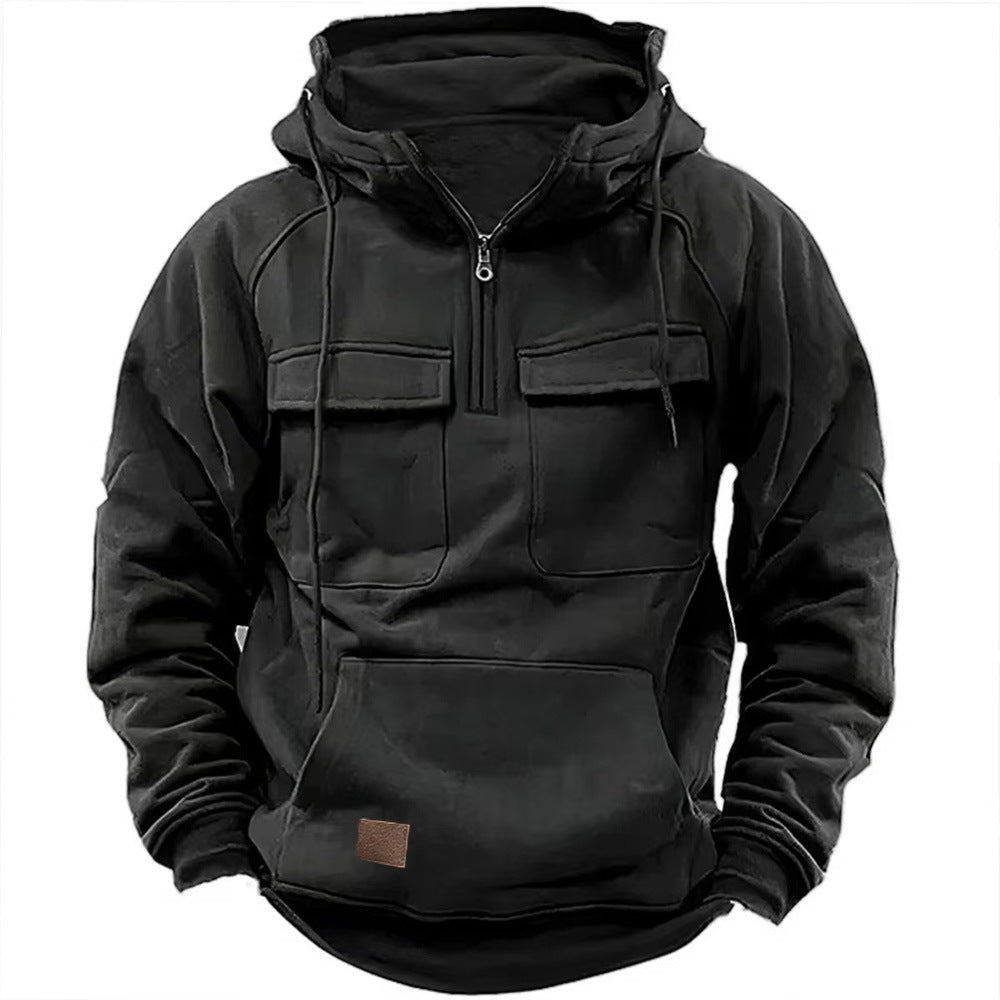 Men's Quarter-Zip Utility Hoodie - image 7