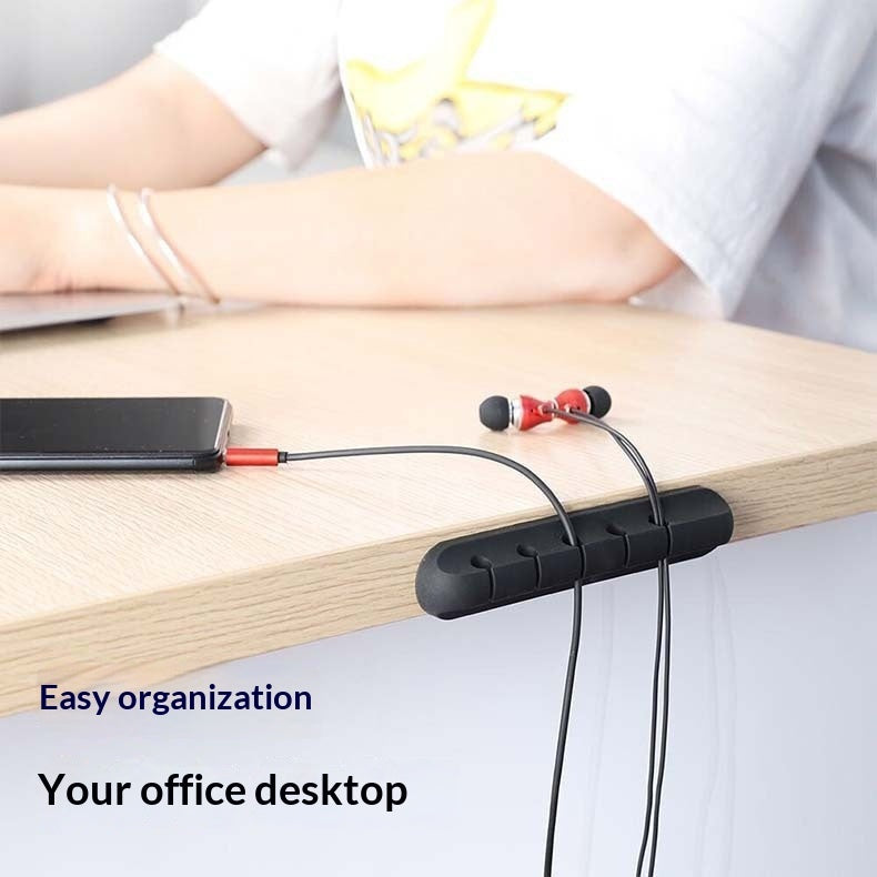 Silicone Desk Cable Holder - image 2