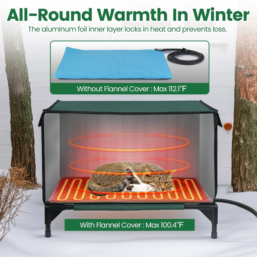 Large Heated Outdoor Cat House - image 4