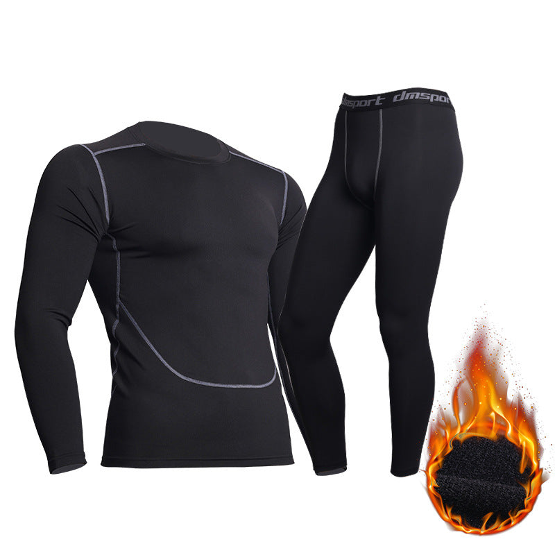 Men's Thermal Underwear Set with Contrast Trim - image 8