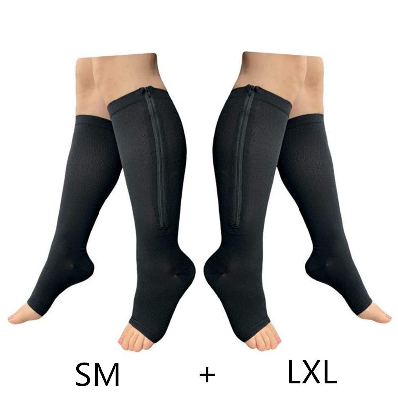 Zip-Up Compression Socks - image 3