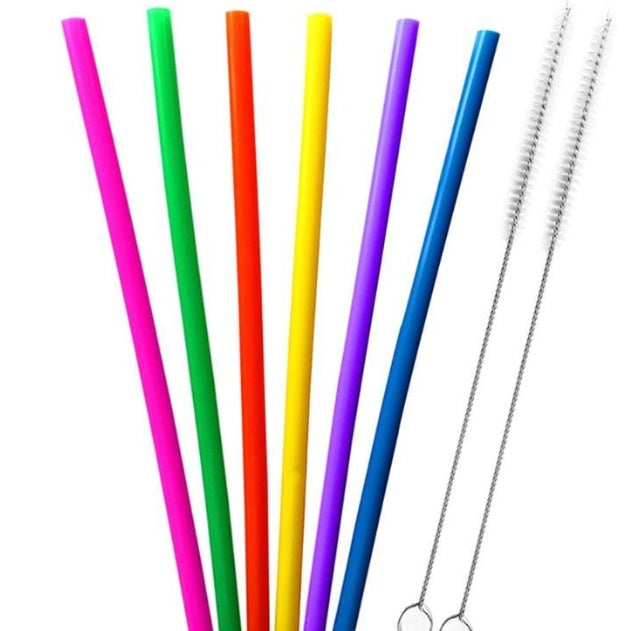 Reusable Silicone Straws Set - image 8