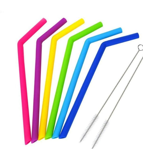 Reusable Silicone Straws Set - image 1