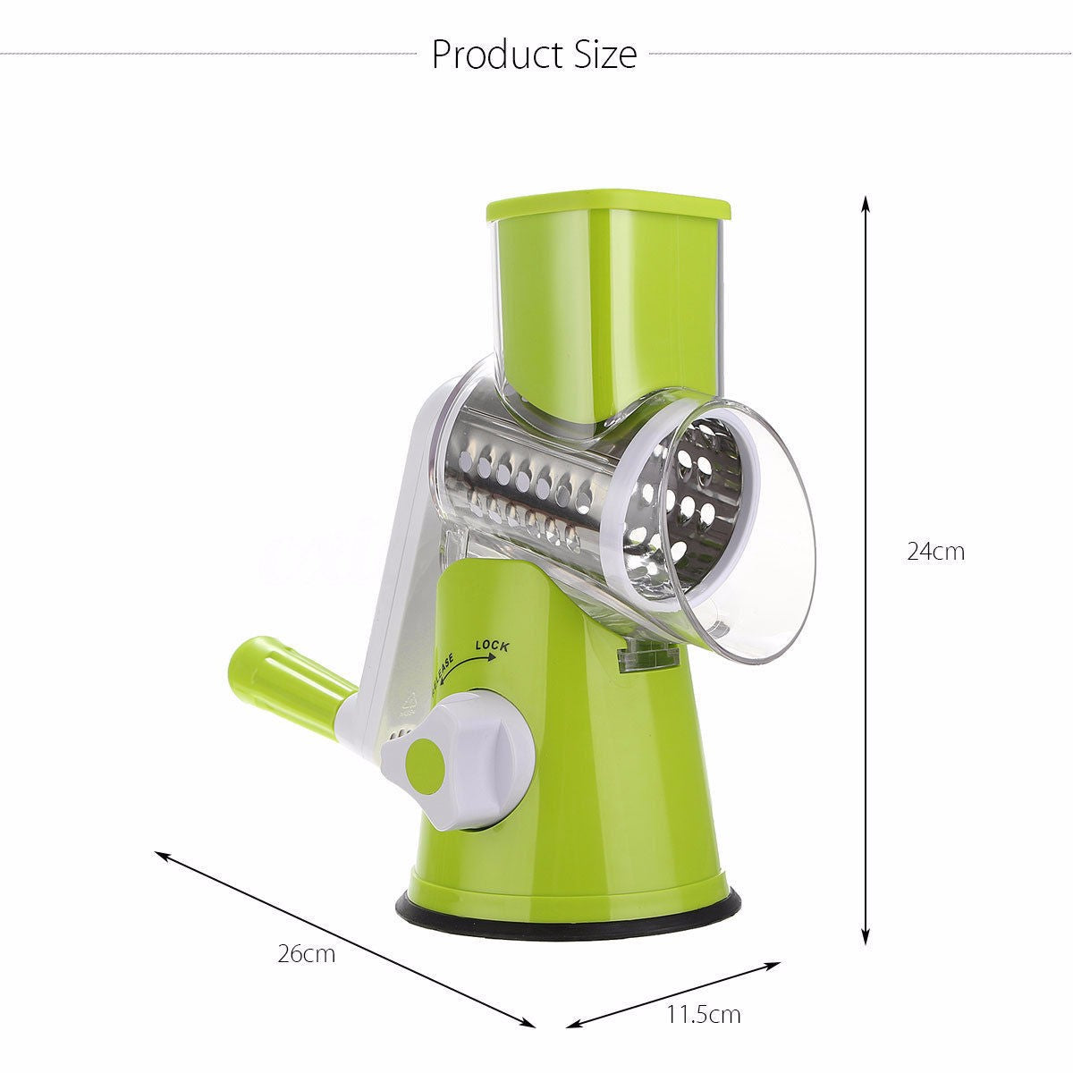 Round Mandoline Vegetable Slicer - image 2