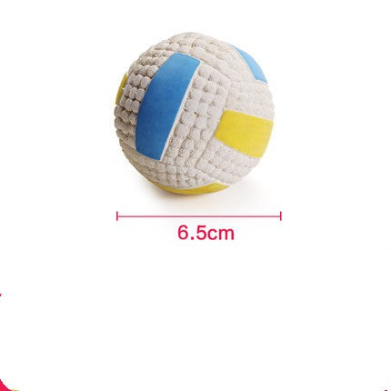 Squeaky Sports Ball Dog Toy - image 6