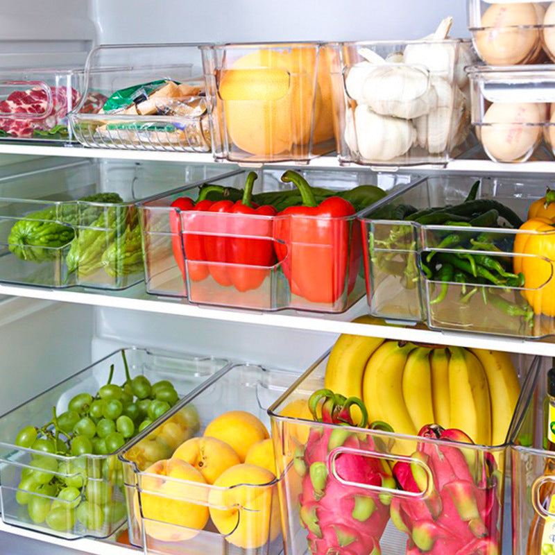 Clear Stackable Fridge Organizer Bins - image 8
