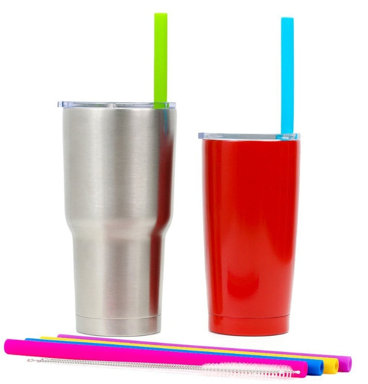 Reusable Silicone Straws Set - image 6