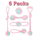 Cotton Rope Dog Chew Toy Set - image 1