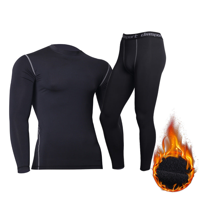 Men's Thermal Underwear Set with Contrast Trim - image 2