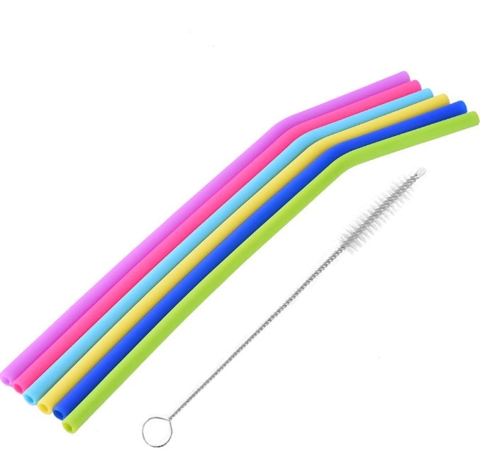 Reusable Silicone Straws Set - image 9