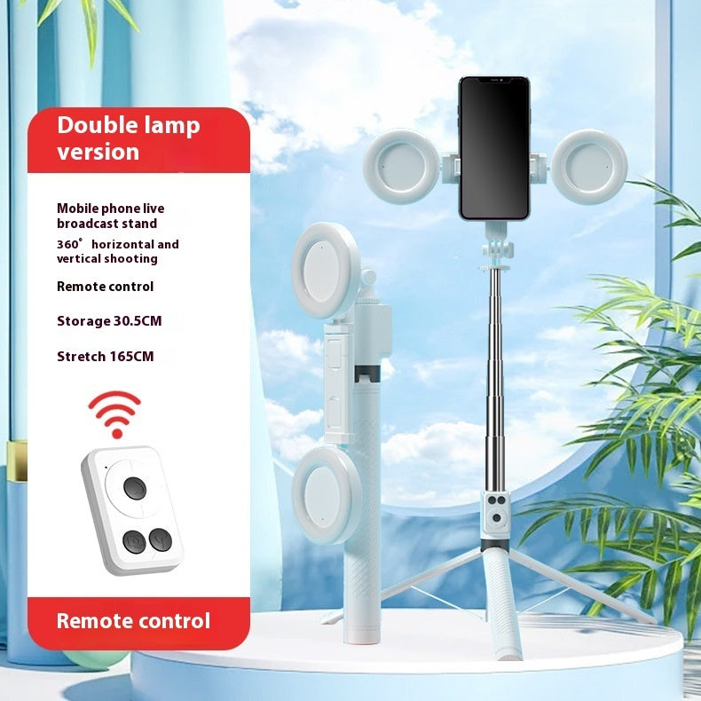 Extendable Selfie Stick Tripod with Fill Lights - image 8