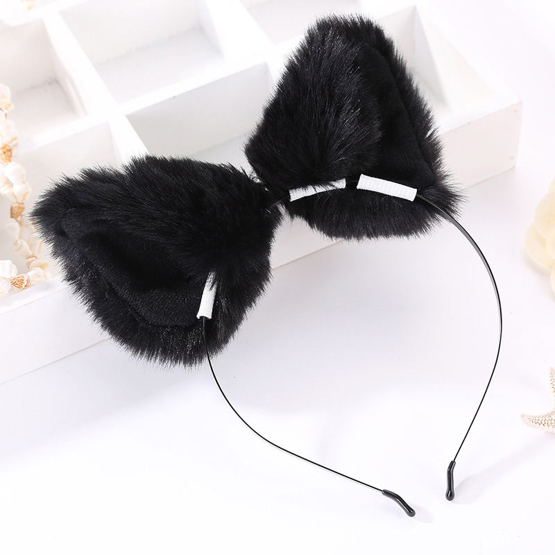 Plush Cat Ears Headband - image 2