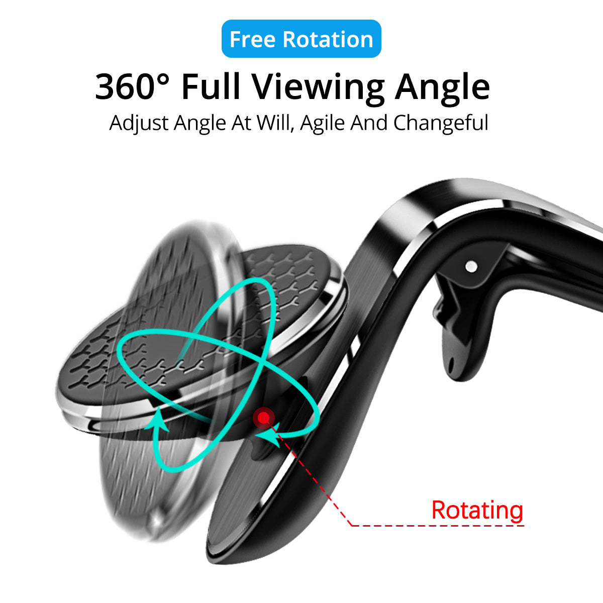 Magnetic Air Vent Car Phone Holder - image 4