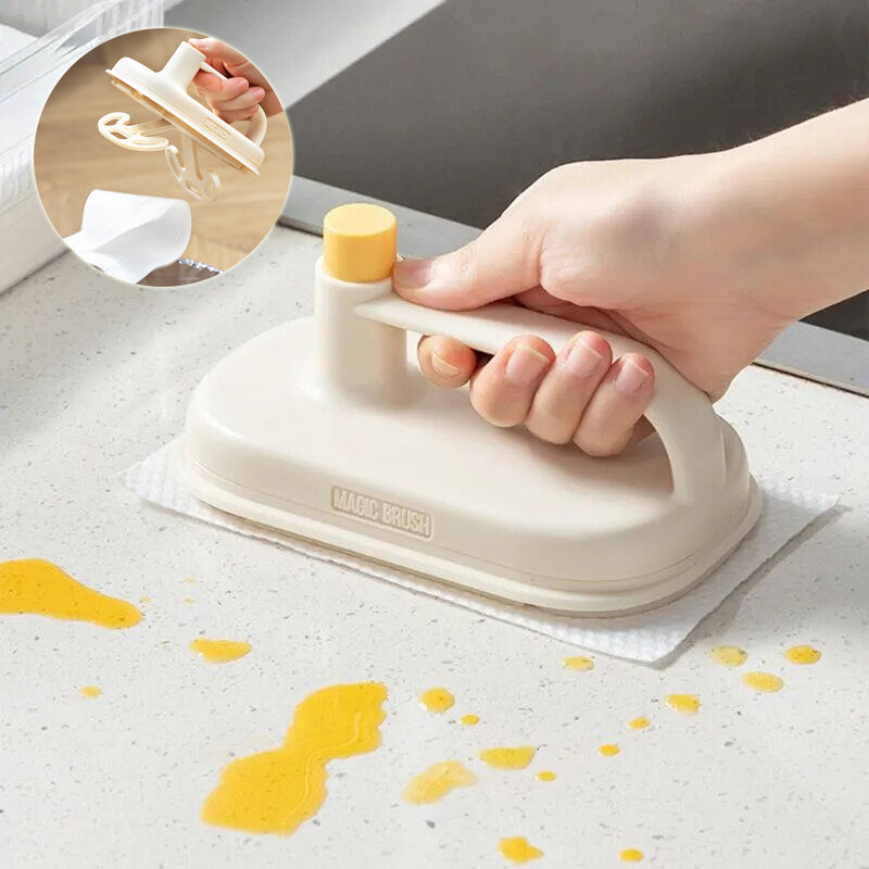 Disposable Wipe Cleaning Scrubber with Handle - image 1