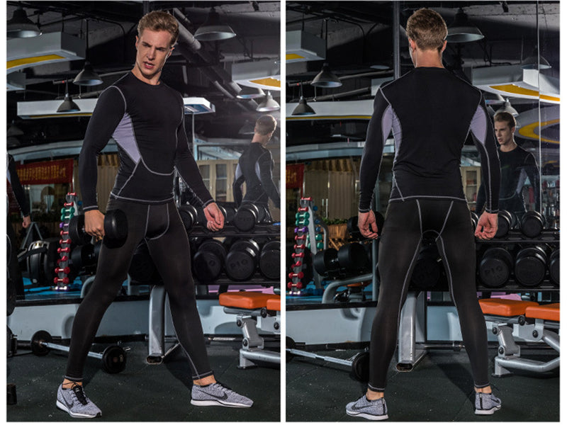 Men's Thermal Underwear Set with Contrast Trim - image 3