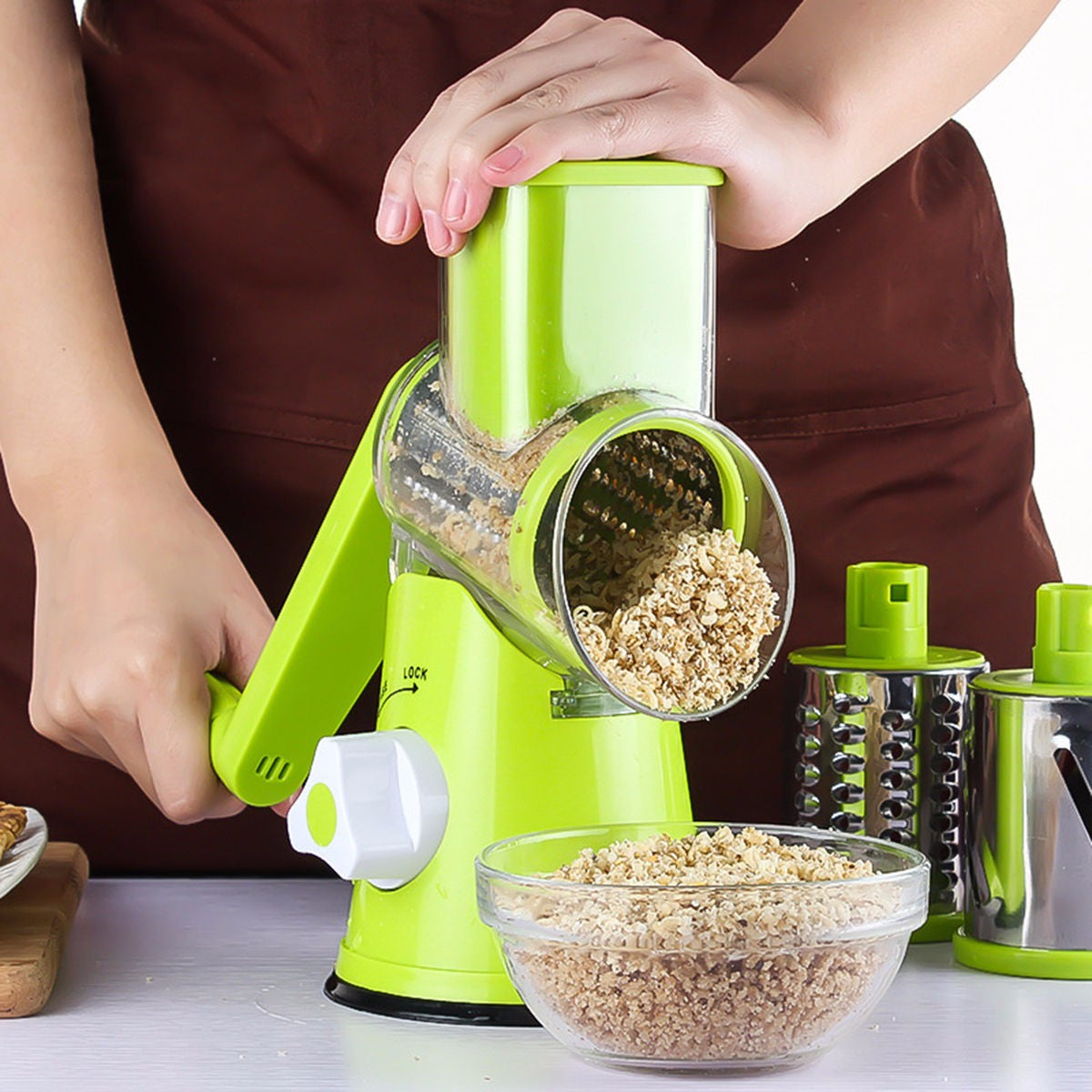 Round Mandoline Vegetable Slicer - image 5