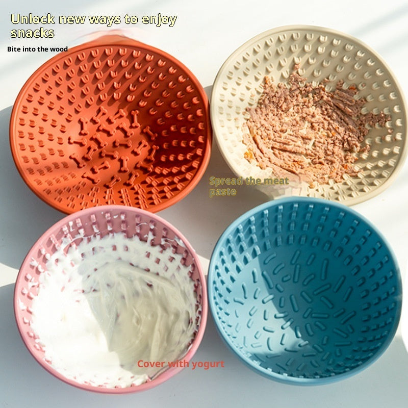 Silicone Slow Feeder Lick Mat Bowl - image 1