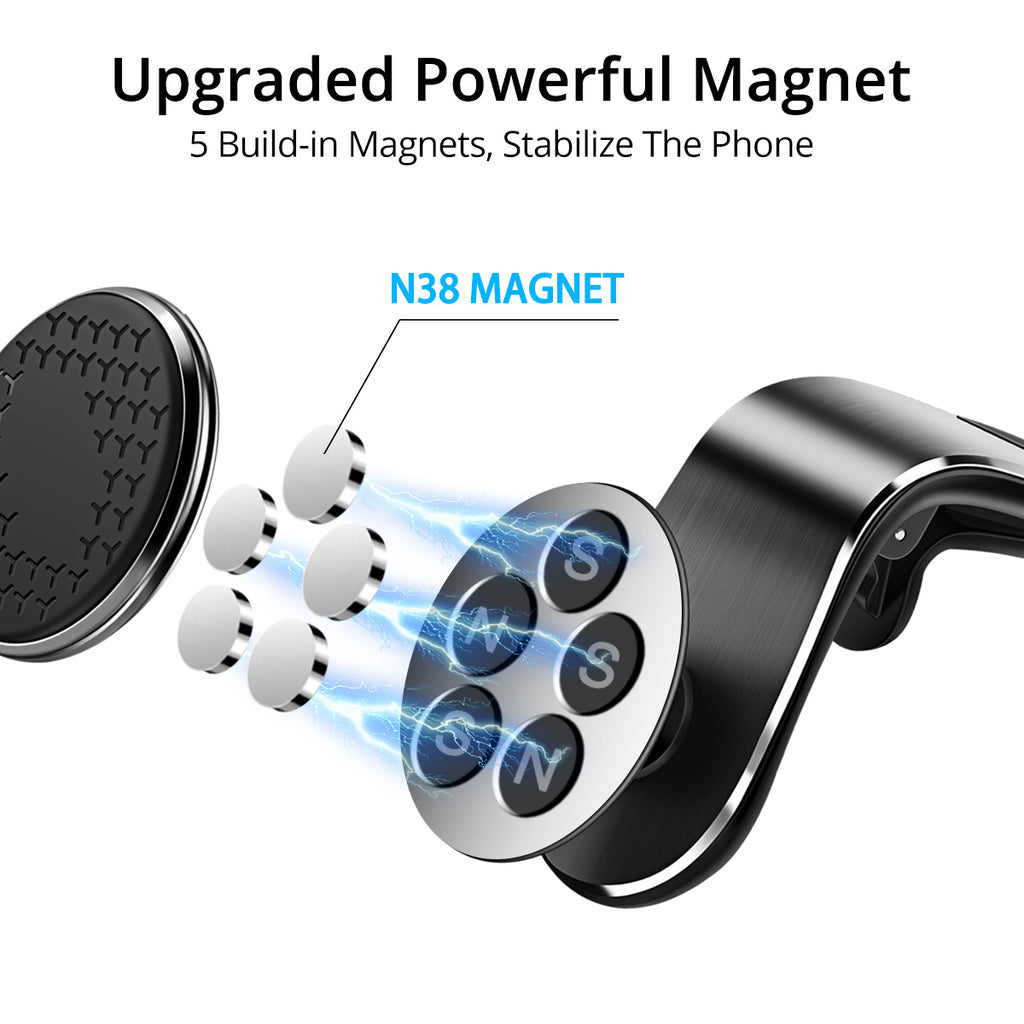 Magnetic Air Vent Car Phone Holder - image 6