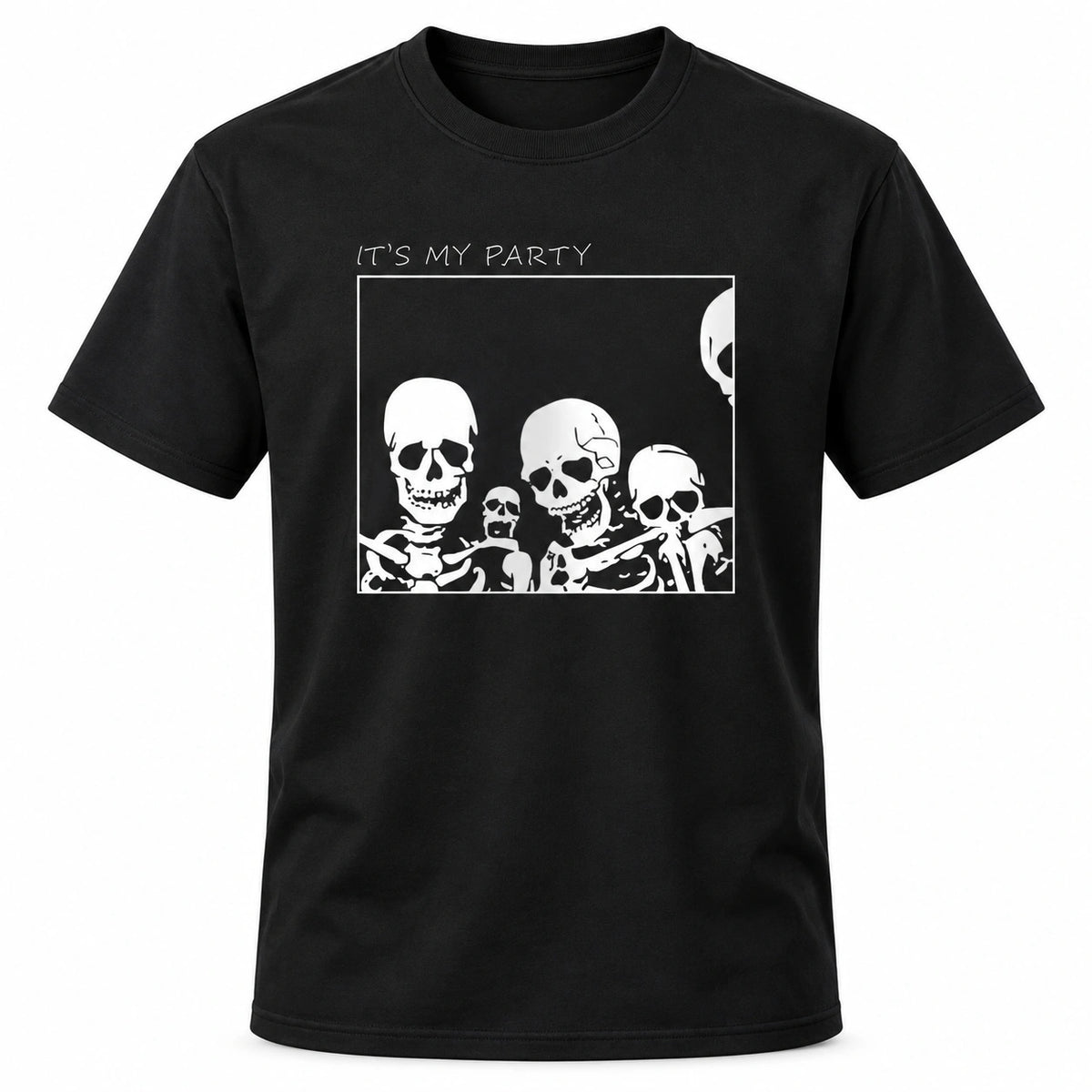 Skeleton Party Graphic Tee - image 4