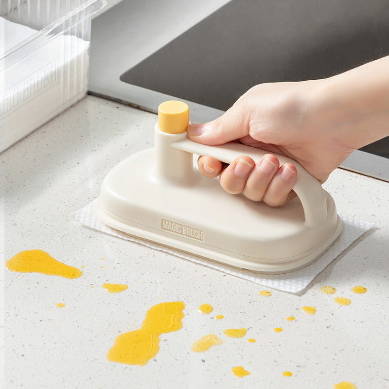 Disposable Wipe Cleaning Scrubber with Handle - image 9
