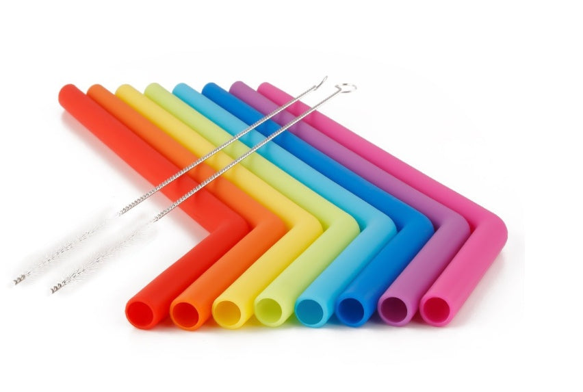 Reusable Silicone Straws Set - image 5