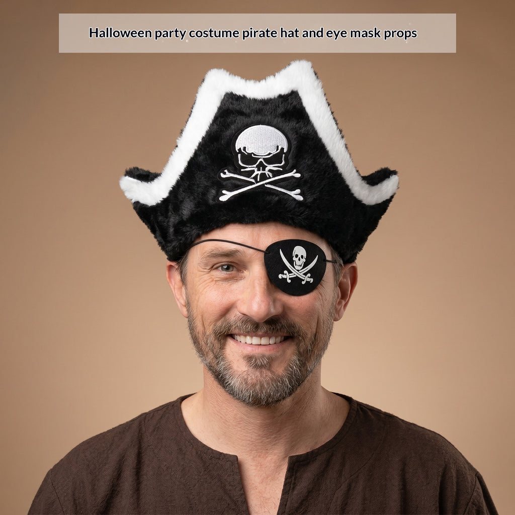 Pirate Hat & Eye Patch Set - image 1