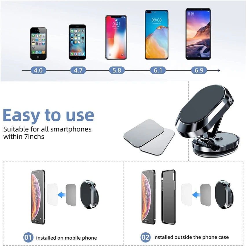 Foldable Magnetic Car Phone Mount - image 7