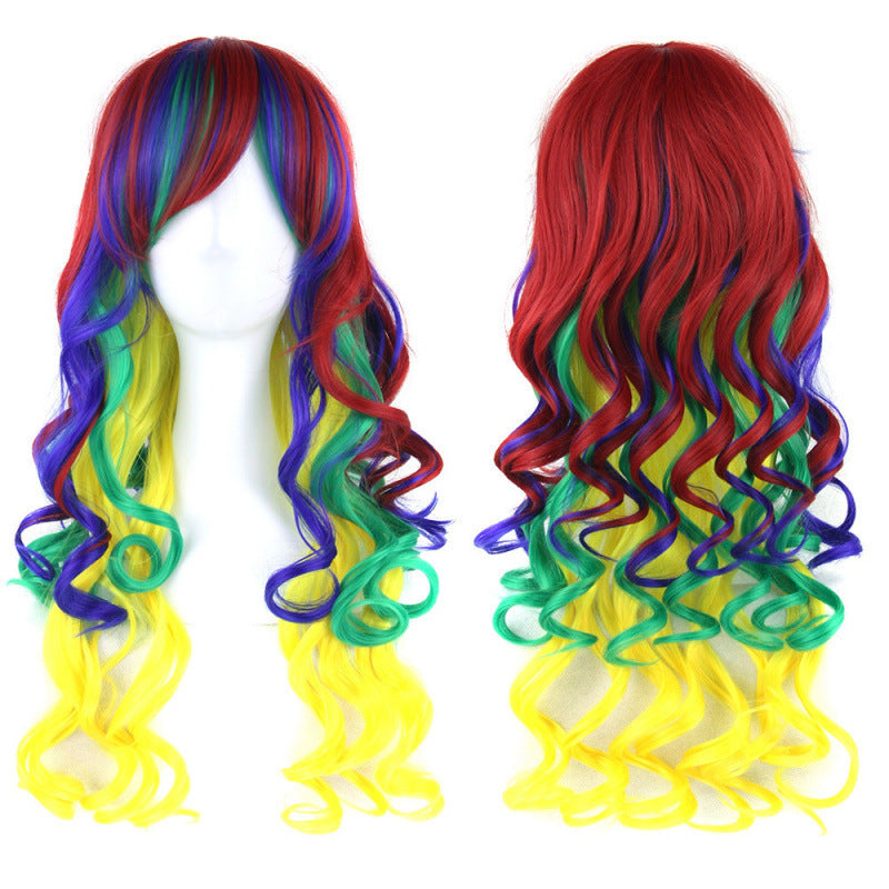 Colorful Long Wavy Cosplay Wig - image 21