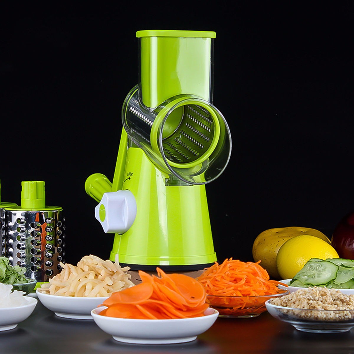 Round Mandoline Vegetable Slicer - image 6