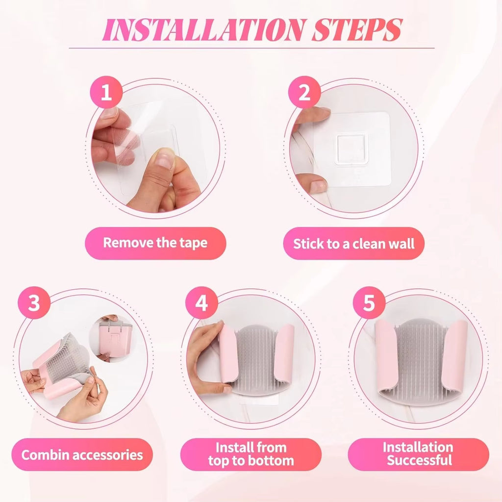 Wall-Mounted Shower Hair Catcher - image 4