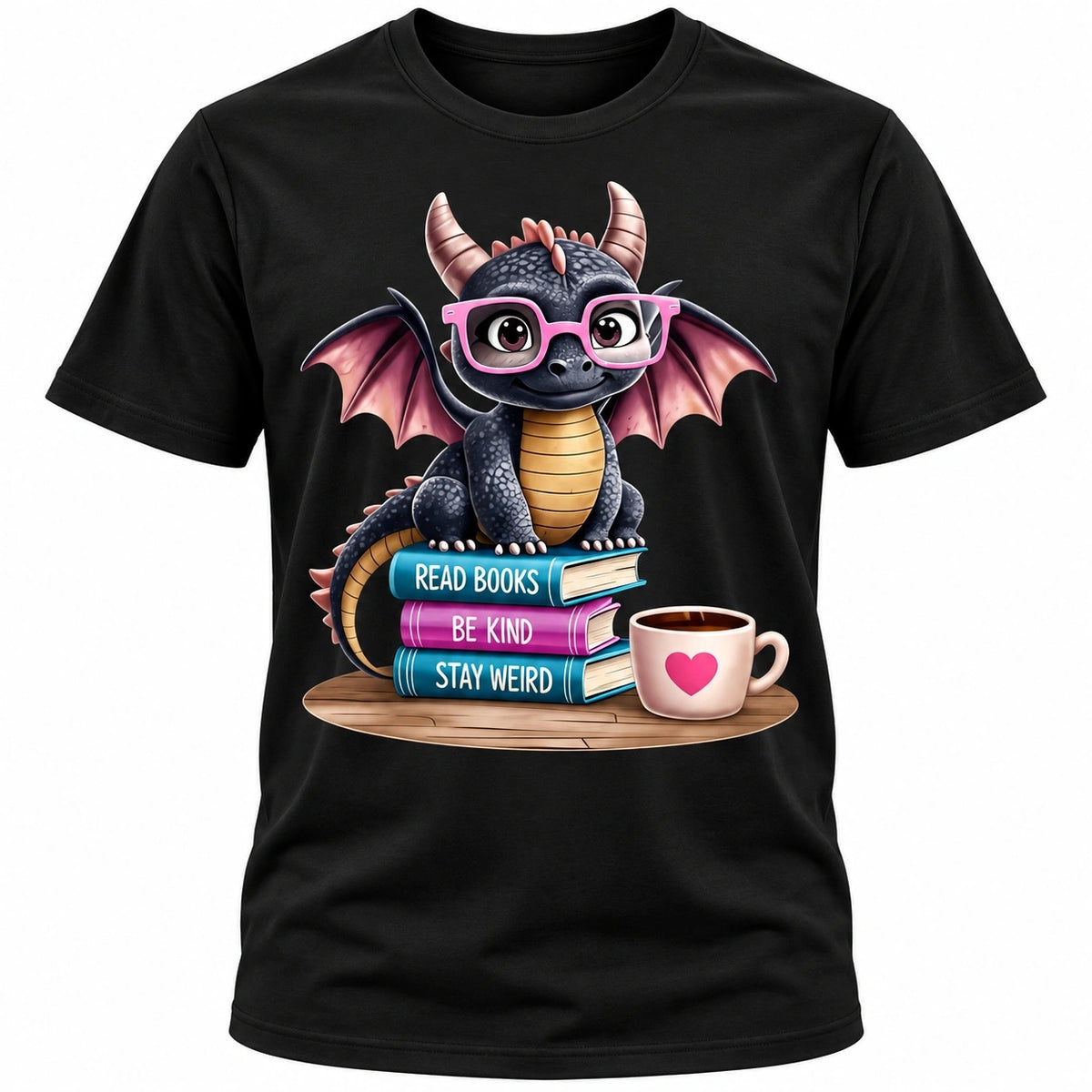 Dragon Reading Books Tee - image 1