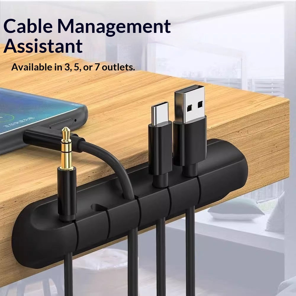 Silicone Desk Cable Holder - image 1
