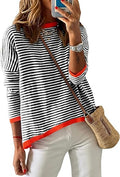Women's Striped Sweater - image 1