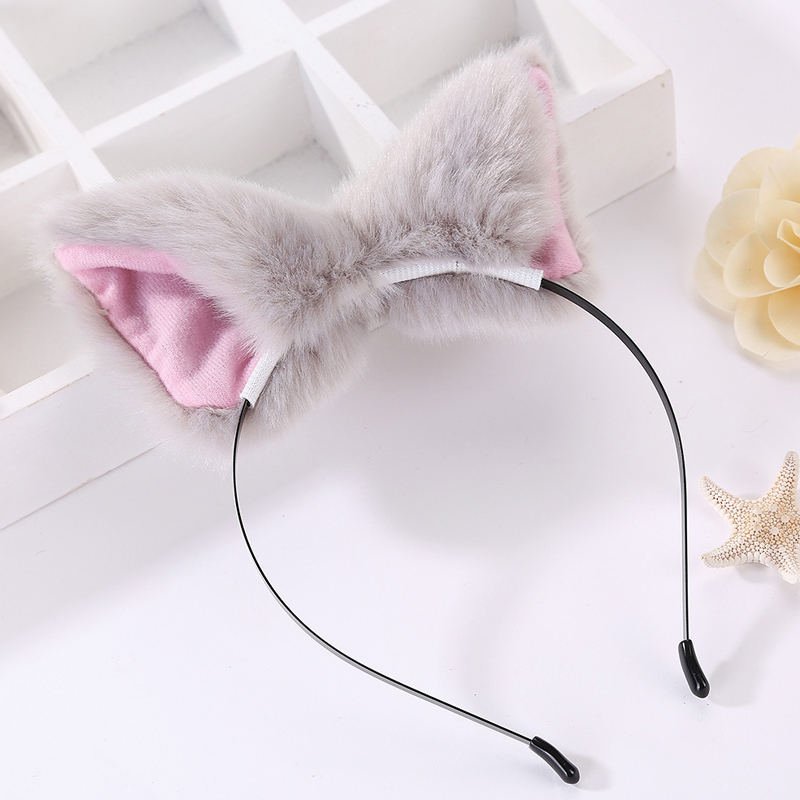 Plush Cat Ears Headband - image 4