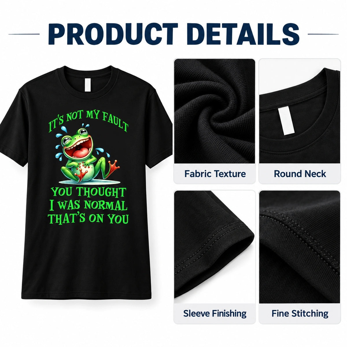 Funny Frog Graphic Tee - image 5