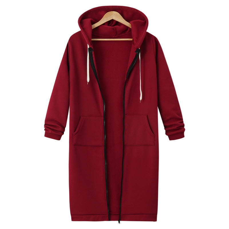 Women's Long Zip-Up Hoodie - image 3