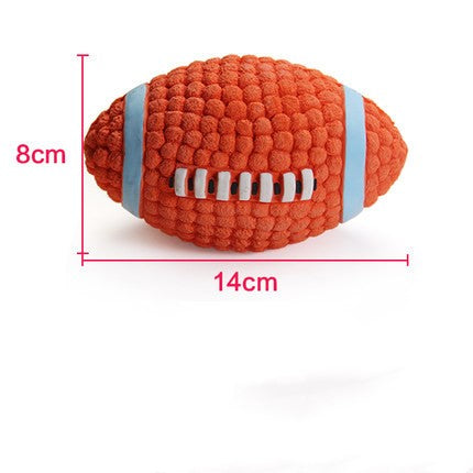 Squeaky Sports Ball Dog Toy - image 5