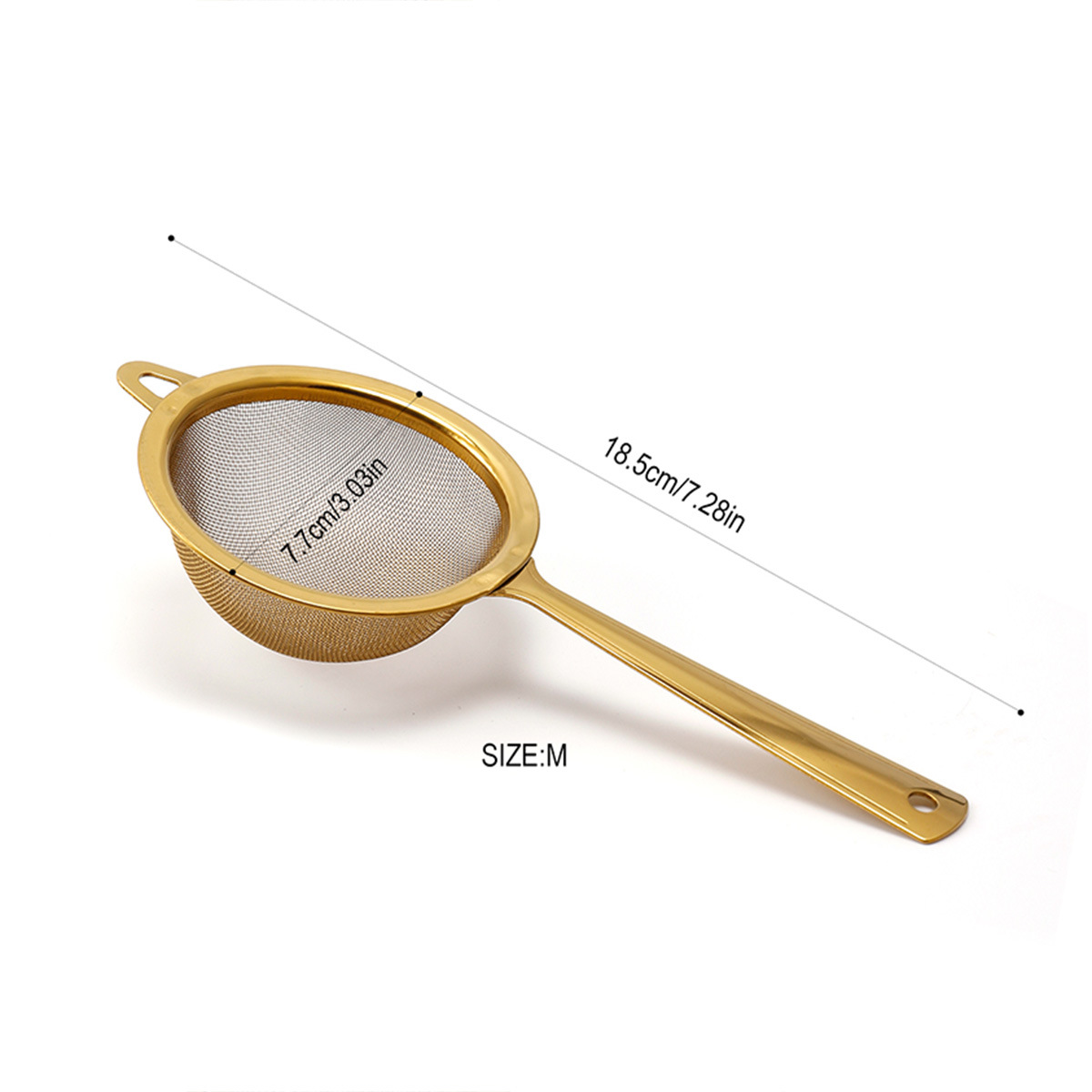 Gold Stainless Steel Mini Strainer - image 8