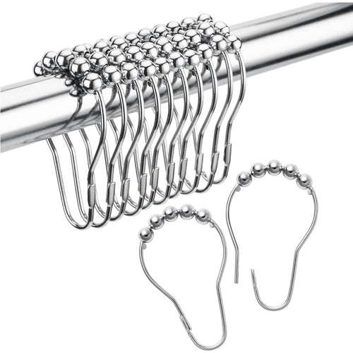 12-Piece Shower Curtain Hooks - image 1