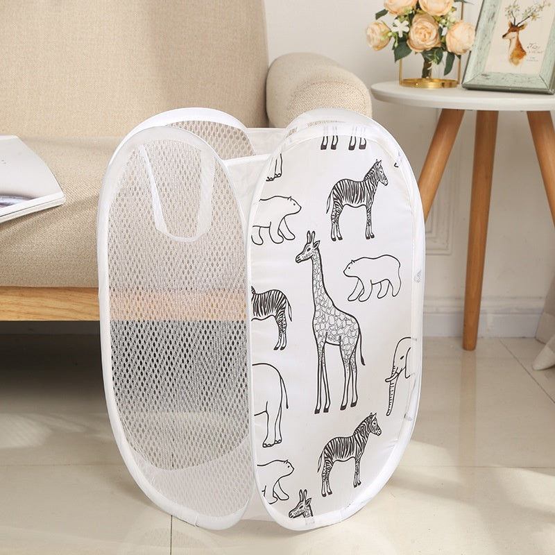 Foldable Mesh Laundry Basket - image 4