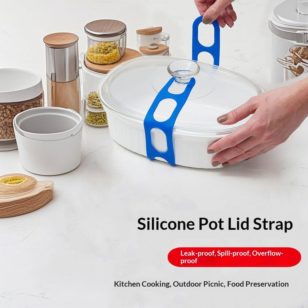 Silicone Pot Lid Holder Strap - image 1