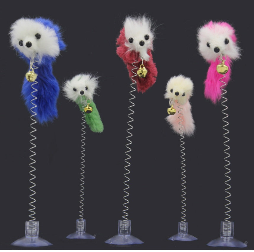 Spring Suction Cat Toy - image 1