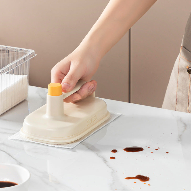 Disposable Wipe Cleaning Scrubber with Handle - image 4