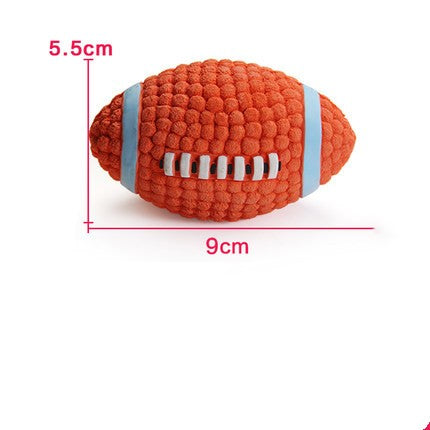 Squeaky Sports Ball Dog Toy - image 9