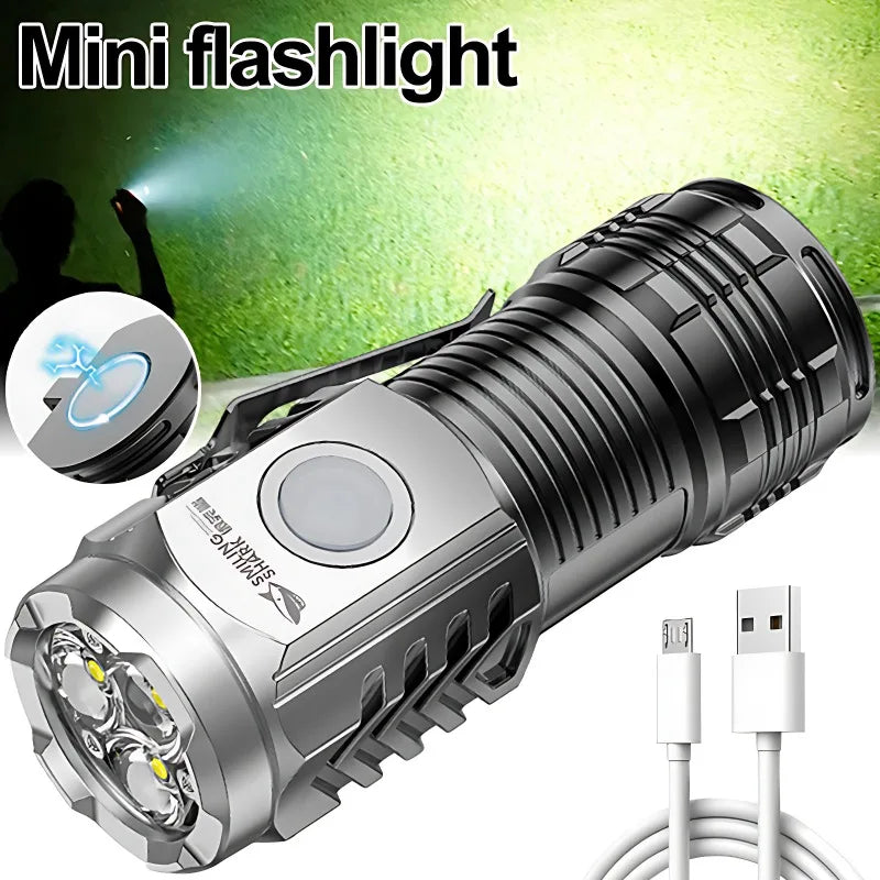 Mini USB-Rechargeable LED Flashlight - image 6