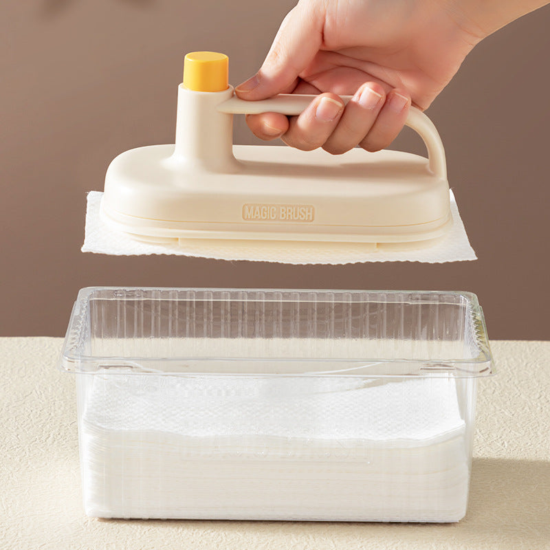 Disposable Wipe Cleaning Scrubber with Handle - image 10