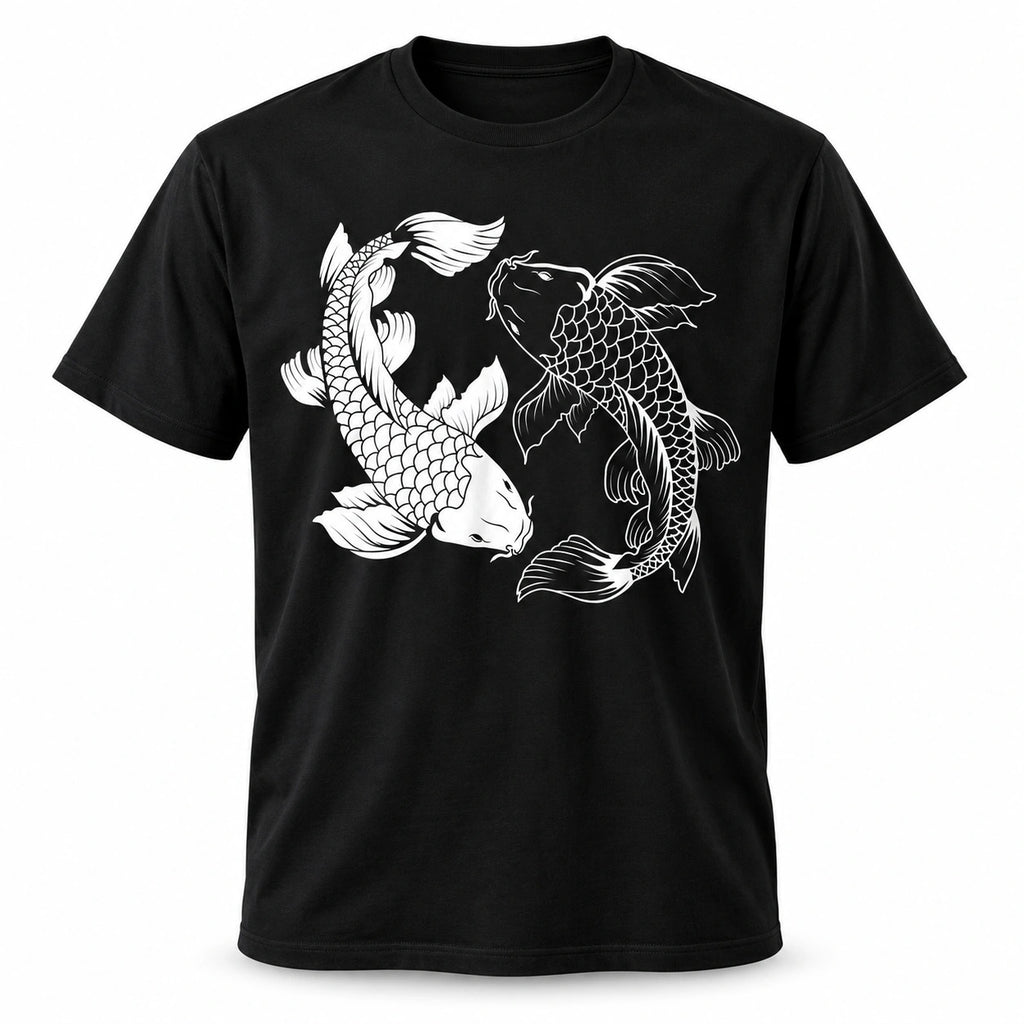 Koi Fish Yin Yang Tee - image 1