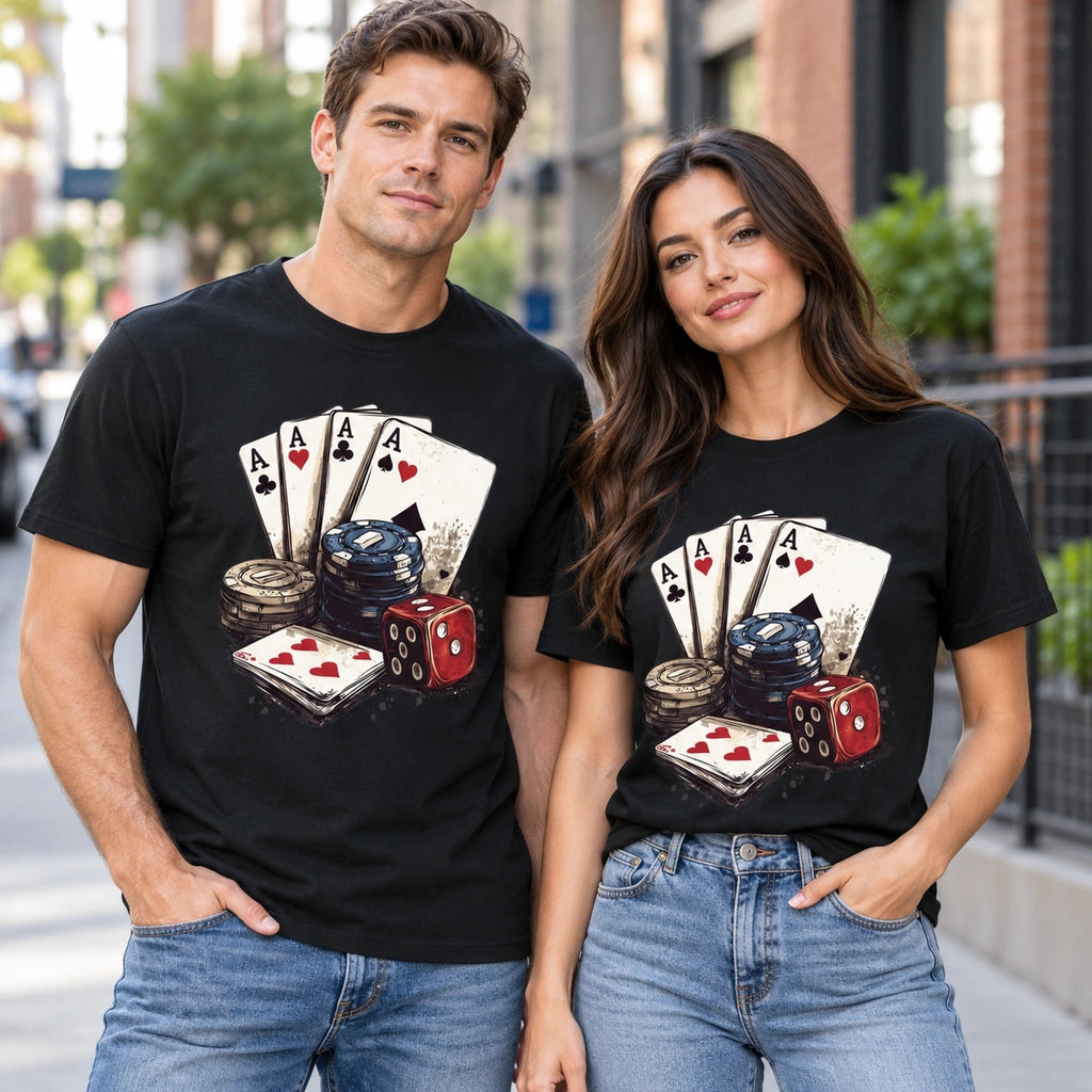 Poker Aces Graphic Tee - image 3