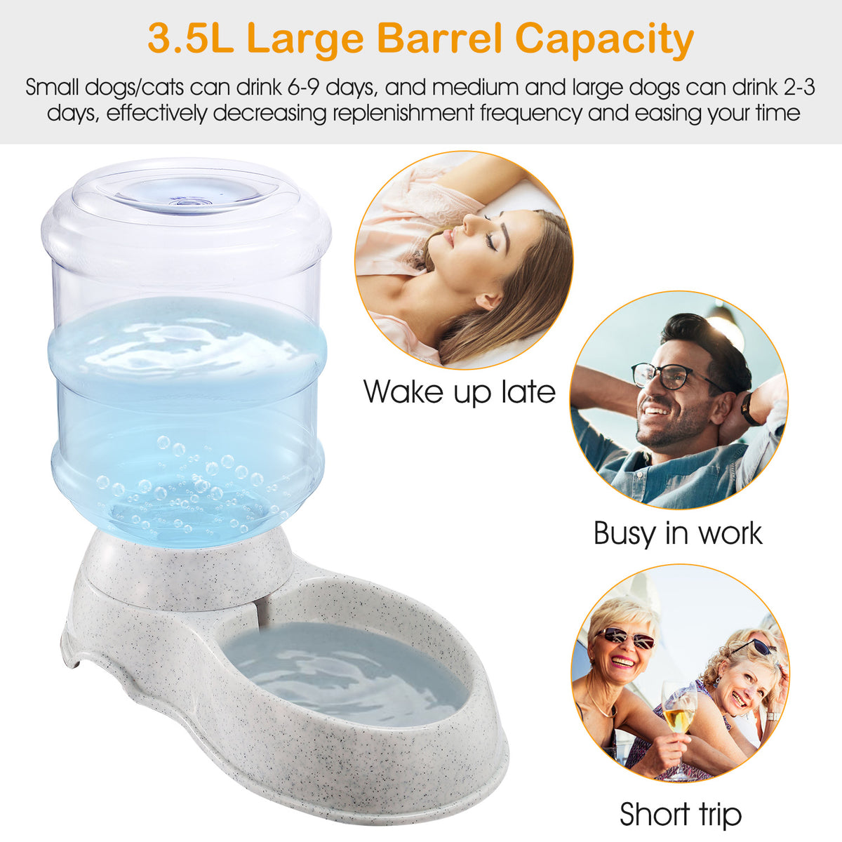3.5L Gravity Pet Water Dispenser - image 2
