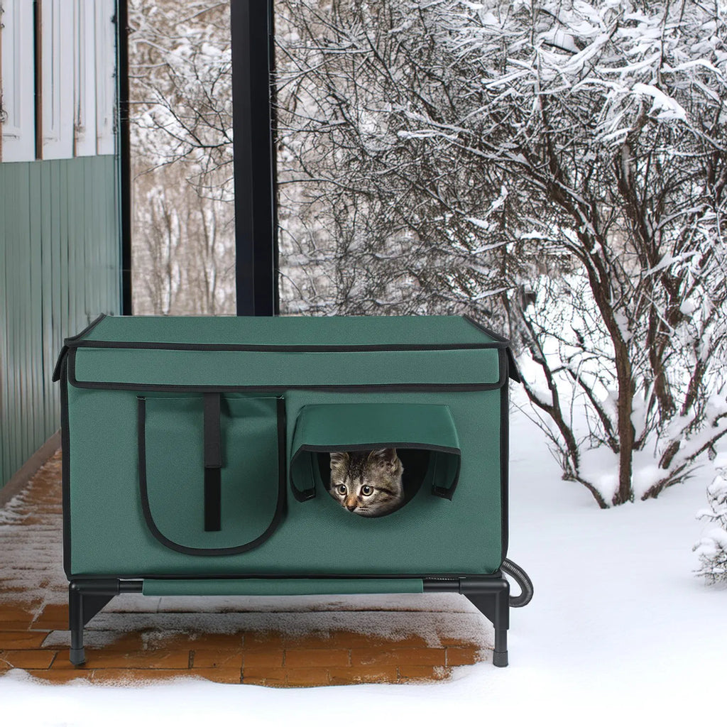 Large Heated Outdoor Cat House - image 6